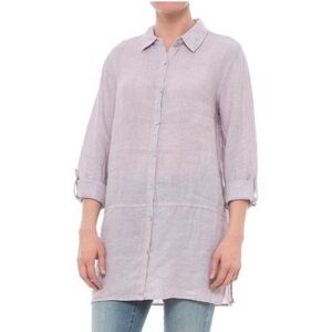 EUC Tahari Linen Tunic Top